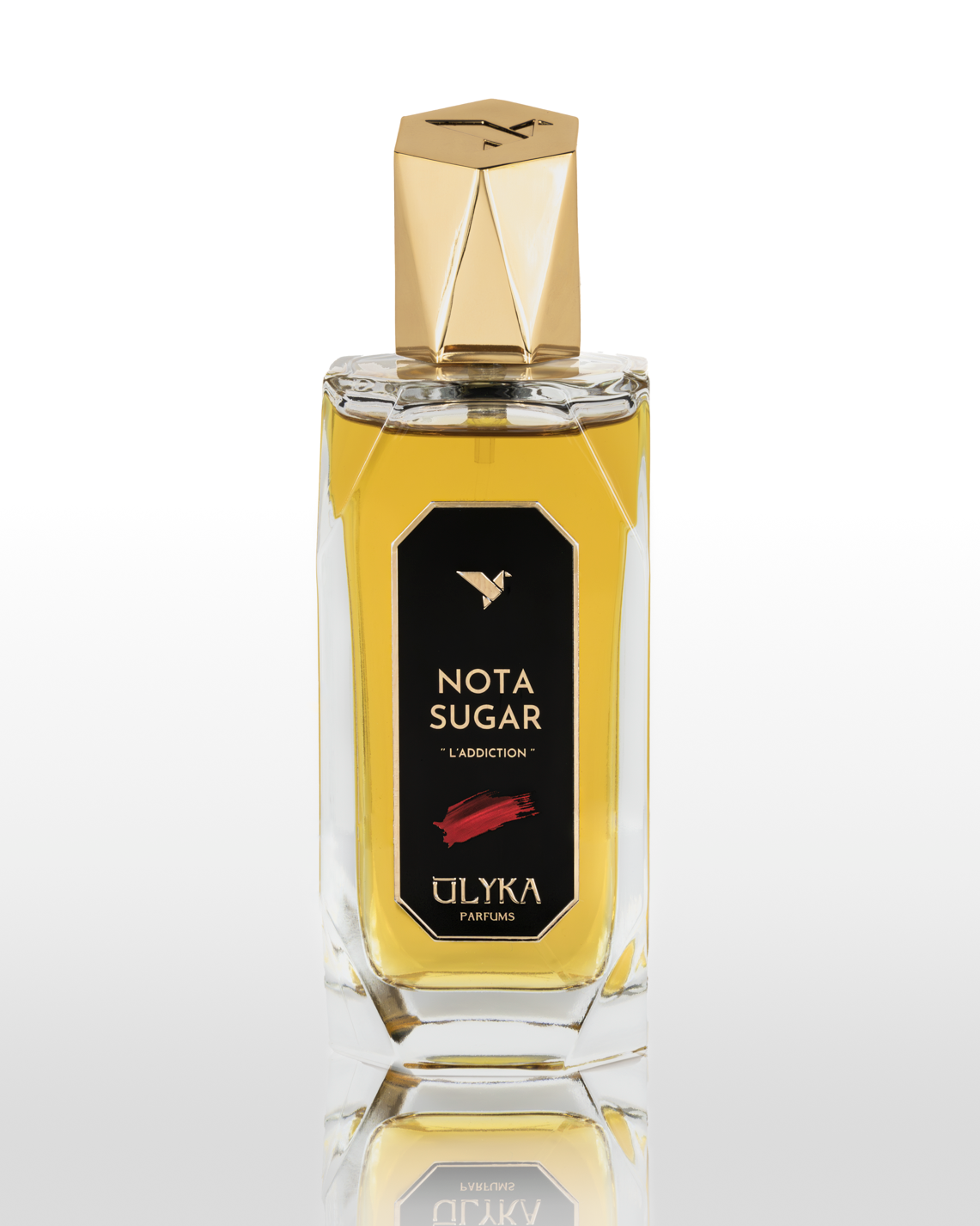 Flacon Nota Sugar Ulyka Parfums sur fond blanc