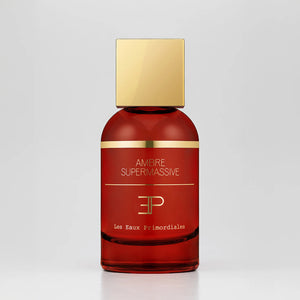 Flacon Ambre Supermassive sur fond blanc