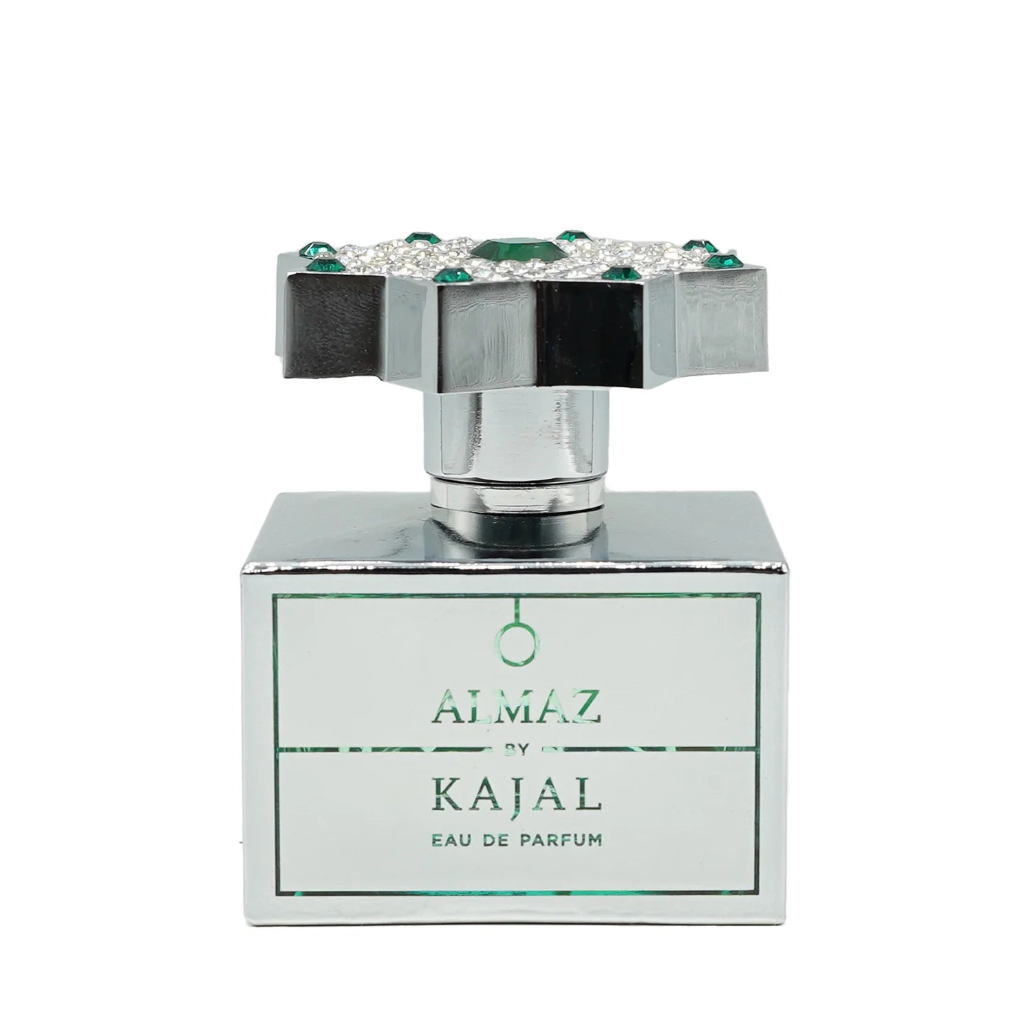 Capuchon Almaz by Kajal orné de cristaux Swarovski et bouteille argentée